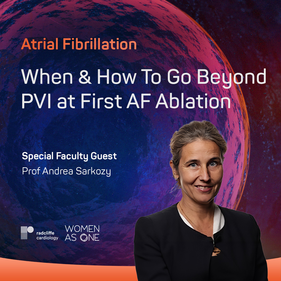 radcliffeCARDIO's tweet image. Master advanced #AFib ablation strategies with 💫 Prof @AndreaSarkozy!

📺@WomenAs1 #CLIMB2024 presents Part 2 of its #PVI Series

👉 tinyurl.com/25xt2wcp

⚡️Ablation strategies for empirical &amp;amp; mapping-based approaches
⚡️Discussion of guidelines and evidence
⚡️Clinical