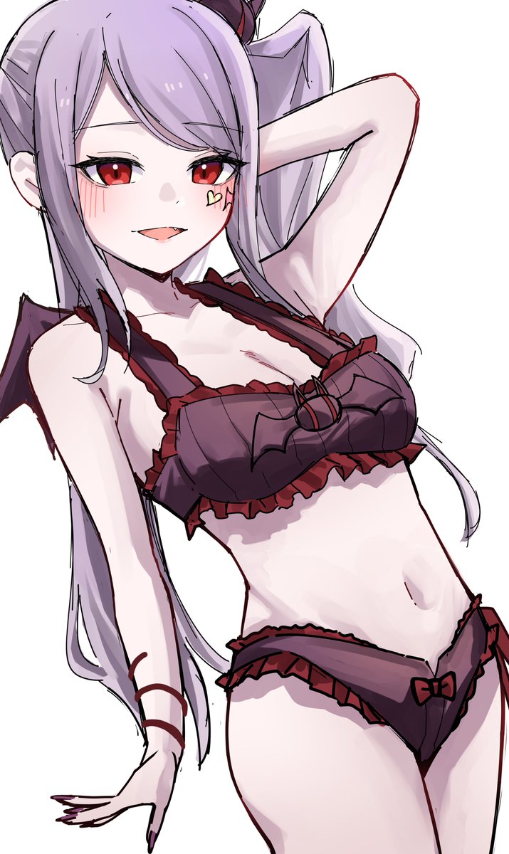 アルベド「うちの二大巨頭rkgk 攻めのシャルティア守りのアルベド #オバマス#overl」|夜桜ゆゆ🌸㌔ネックス＠skeb受付中🎨のイラスト