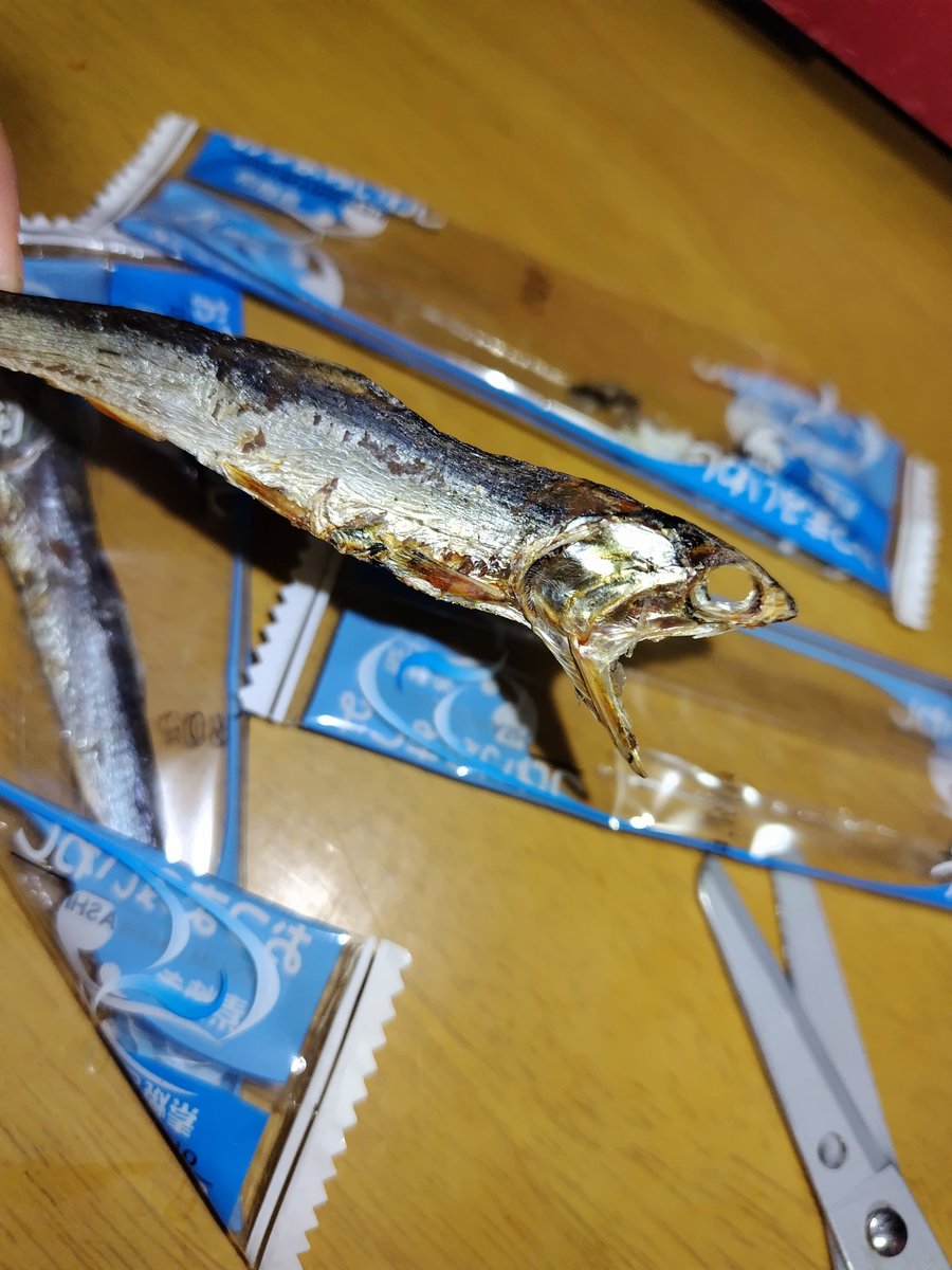 oden_ko's tweet photo. ぎゃー
#おつまみいわし https://t.co/UsnEQzxdYb