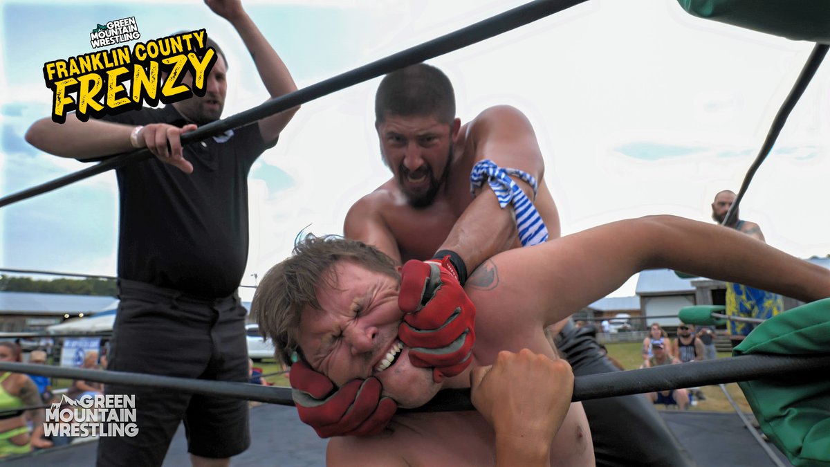 GMWProWrestling's tweet photo. GMW and the Franklin County Field Days tag-teamed to bring pro-wrestling to the fairgrounds in Swanton, Vermont on August 3! In the fifth match it's Johnny Pierce &amp; The Russian Assassin #2 with Selena Hekate teaming against The Ultimate Powers!

Watch now! https://t.co/0XKnEvyaqG https://t.co/FrnVTxuK67