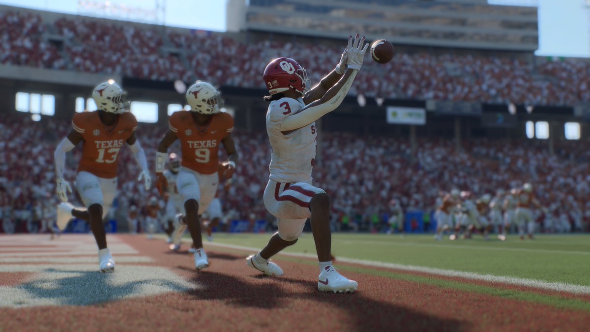 Gamesoldier68's tweet photo. College Football 25 Red River Rivalry! https://t.co/Eh5HKzYsOF