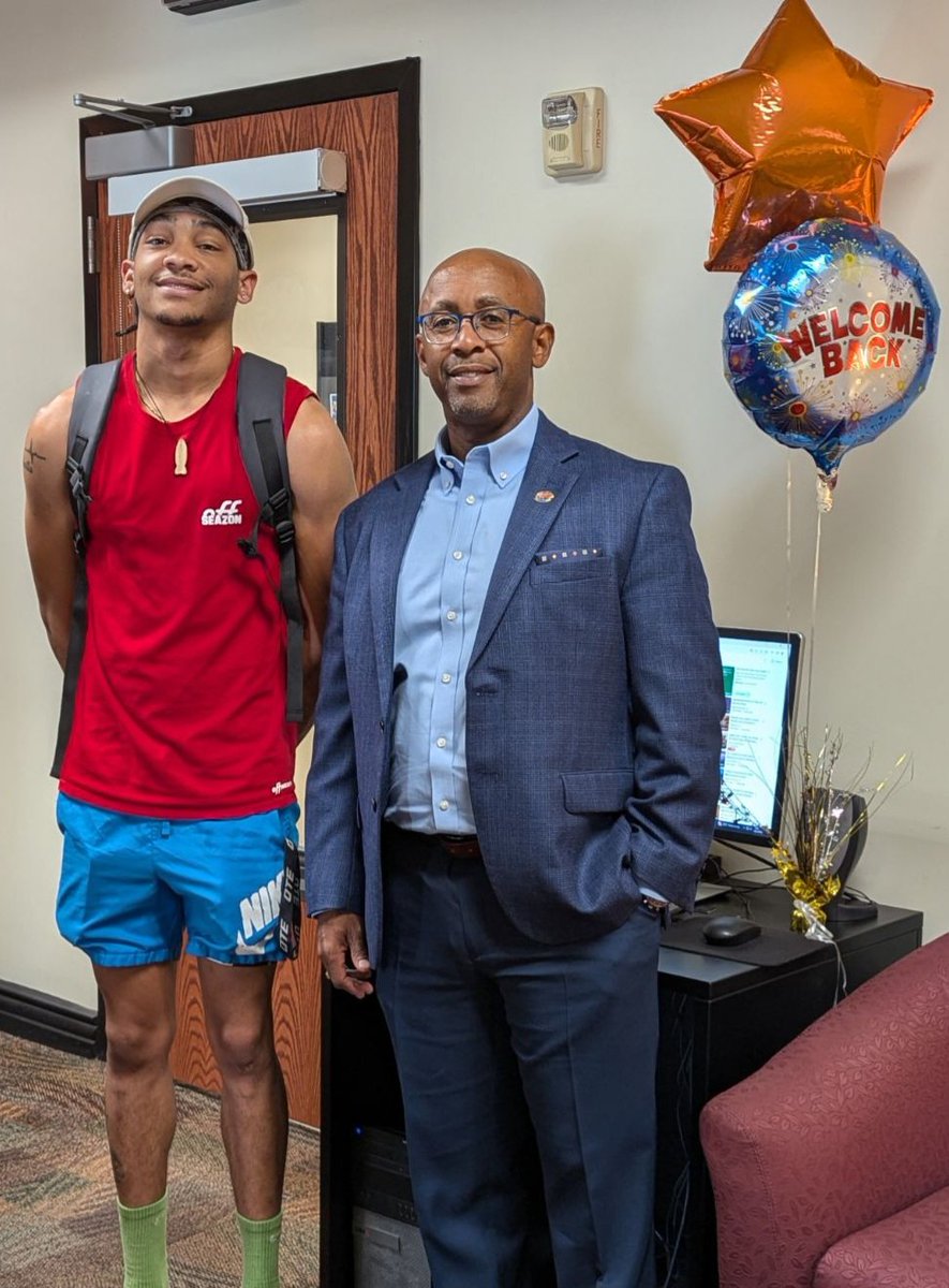 We had a great kickoff to resume review for the Fall semester! We had a special guest President Lewis thanks for all of the support! #Careerready