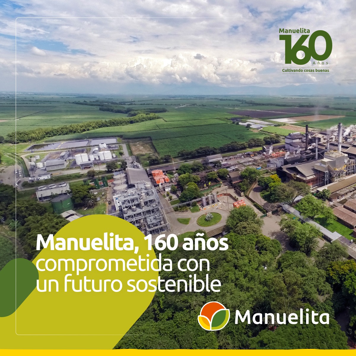 Manuelita160's tweet photo. 📌#Comunicado | Somos una empresa orgullosamente vallecaucana, la 2da más antigua del país y estamos celebrando #160AñosCultivandoCosasBuenas.

Conoce cómo diversificamos nuestros productos, generamos impacto social y cuidamos el medio ambiente. Ingresa☺️👉https://t.co/AcZLOgV5Dm https://t.co/Ukyr98M4OE