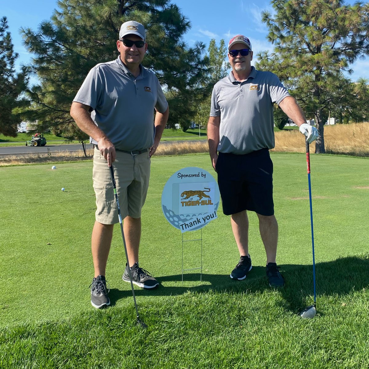 TigerSulProduct's tweet photo. Tiger-Sul is a proud sponsor of the Far West Agribusiness Scholarship Golf Tournament. Thanks for all you do for our industry! Don Sutton and Joe Aslett near our sponsored tee at Wildhorse Casino in Pendleton, OR.
https://t.co/xpF68k7Z9v
#AskForTiger https://t.co/z1KlKEYtdl