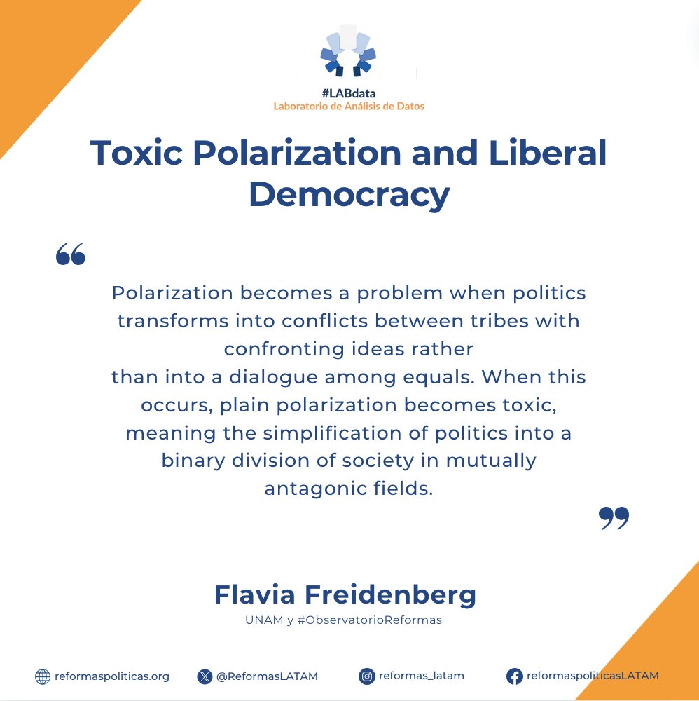 Observatorio de Reformas Políticas América Latina tweet media