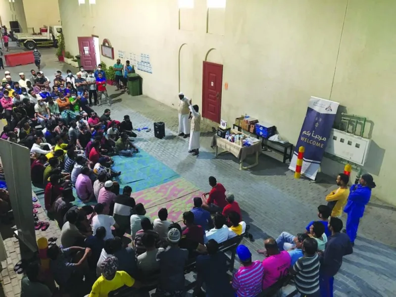 GulfTimes_QATAR's tweet photo. #Waseef, the leading real estate management and marketing company, and #QatarGuestsCentre affiliated with #EidCharity, organised an event for workers in the Barwa Al Baraha project. @WaseefCompany
https://t.co/Rb2itgXX3M https://t.co/YPdJr15sYI