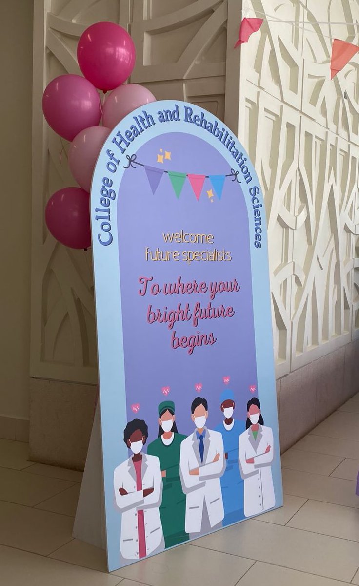 alotaibizain25's tweet photo. اليوم التعريفي لمستجدات كلية الصحة وعلوم التأهيل #Batch45 ⭐️
أهلاً وسهلاً بالجميع 🎉🤍
 #Welcome_to_CHRS #DPT445 https://t.co/QdGcQqODOy
