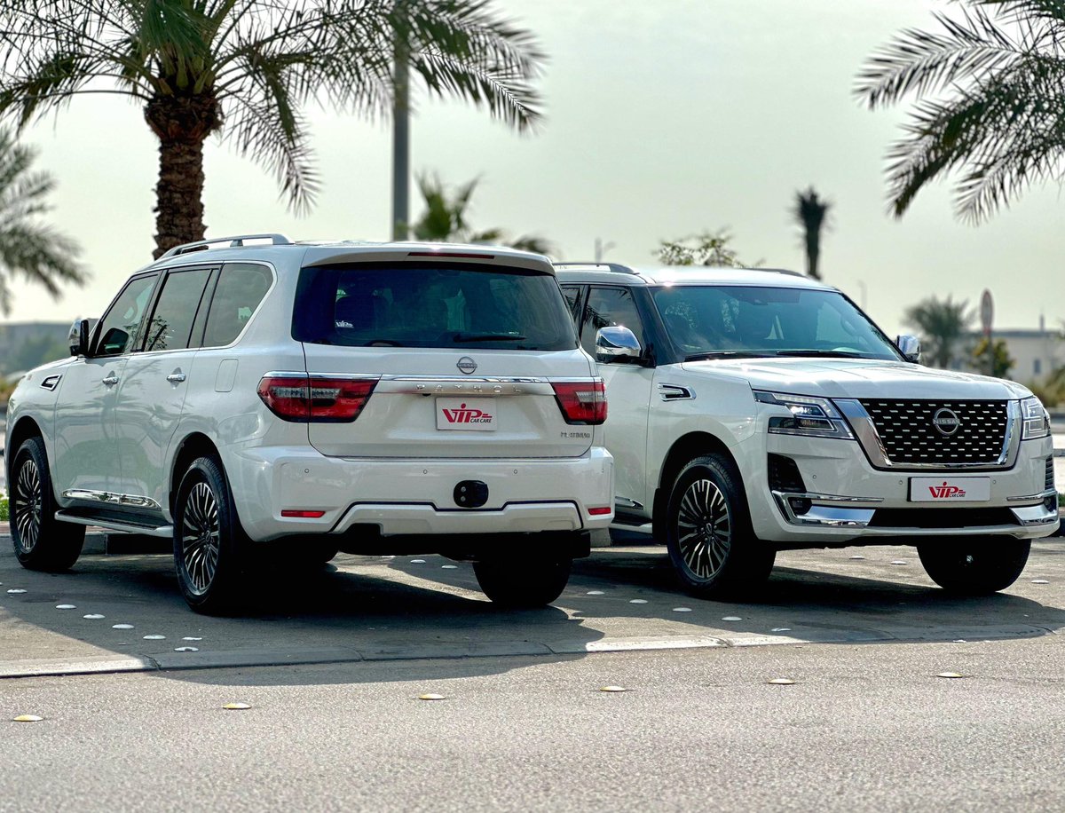 vipcarcare_ksa's tweet photo. ✨ حجز مزدوج لأفضل حماية مع VIP Car Care! ✨

اثنان من ملاك Nissan Patrol لم يترددوا في اختيار الأفضل لسياراتهم. اختاروا الحماية الكاملة لتضمن لهم الأناقة والمتانة

إذا كنت تهتم بسيارتك كما يهتمون هم، لا تتردد في حجز موعدك الآن! 💫 https://t.co/Q015ScBVDm
