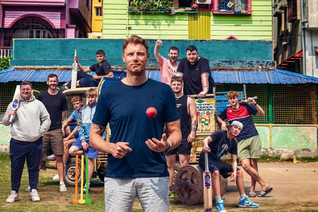 Freddie Flintoff's Field of Dreams is the best thing on TV by a mile. Maybe a few of our UK rioters could do with a cricket tour to India?