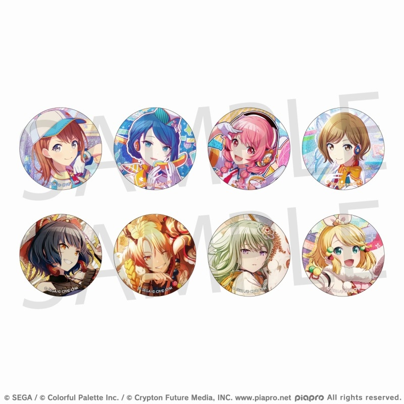 🔶絶賛予約受付中🔶 「#プロセカ」グリッター缶バッジ イベント