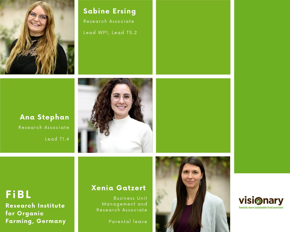 visionary_eu's tweet photo. Next up in our series “Introducing…” is FiBL Germany. FiBL is a leader in #organic #farming #research, bridging science and practice since 2000. In the #VISIONARY project, FiBL Germany leads efforts in engagement and communication: https://t.co/t8UUpa8cwZ @fiblorg https://t.co/Pja0hUi8Dl