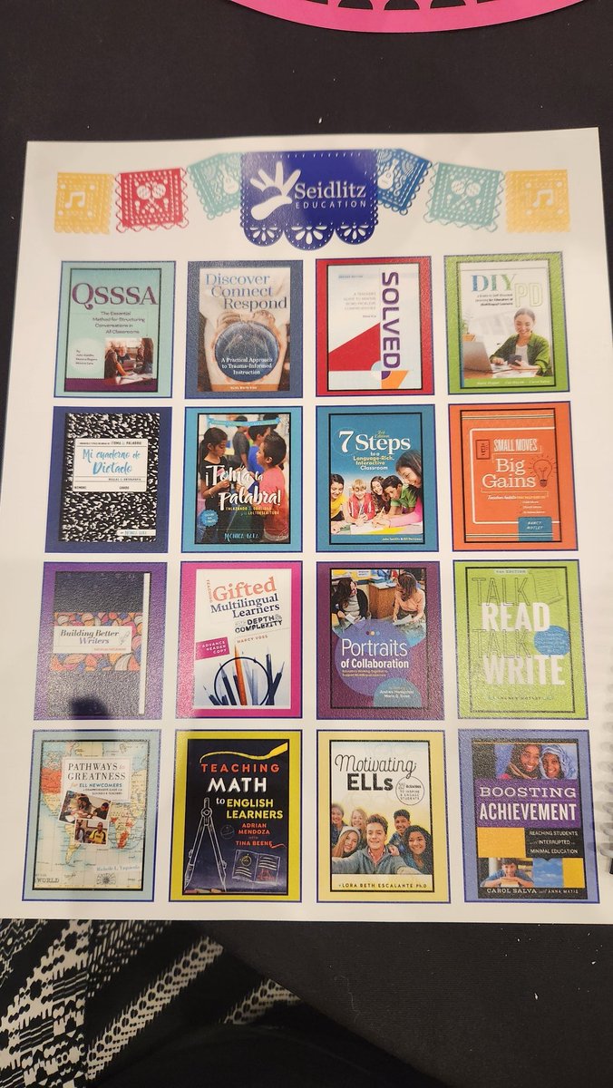 My favorite trainings are ones where they practice what they preach. Look at this amazing Bingo card <a href="/SallyBarnesTX/">Sally Barnes</a> made where you can see just a fraction of what #Seidlitzeducation offers for resources and trainings. Want an ASL version? Contact me!