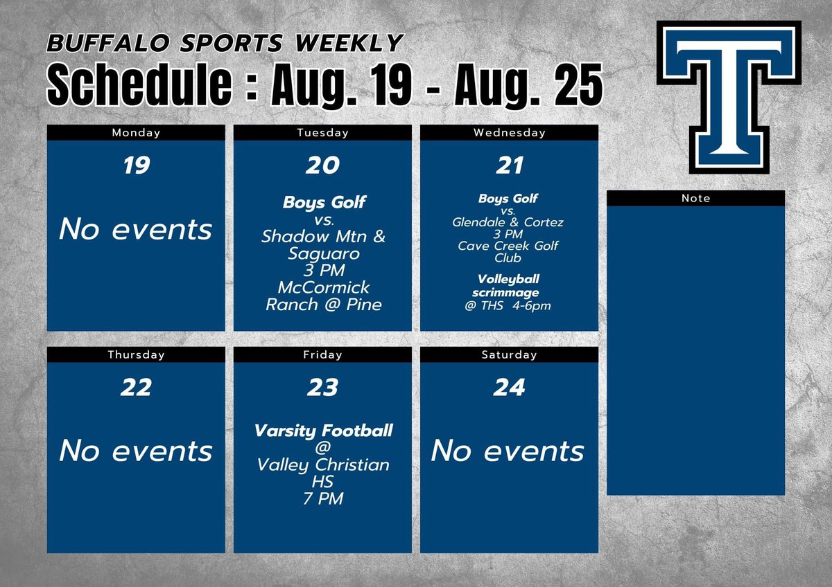 Check out this week in Buffalo sports!