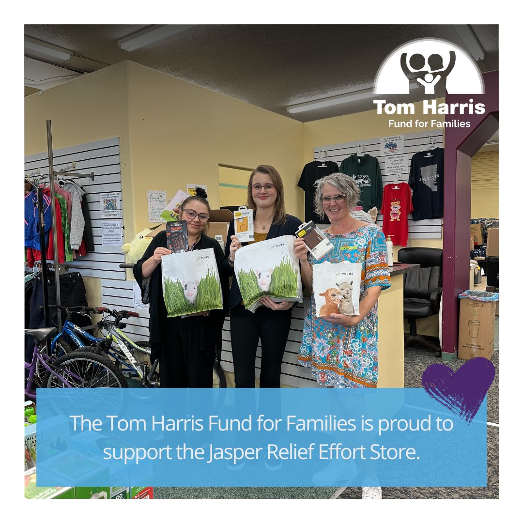 The Tom Harris Fund for Families is proud to support the Jasper Relief Effort Store with a donation over $9,100 in accessories. And a big THANK YOU to Hitfar who helped make this donation possible!

#FundforFamilies #TomHarris