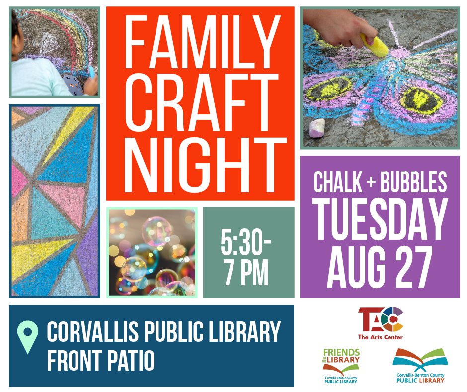 Corvallis Library tweet media
