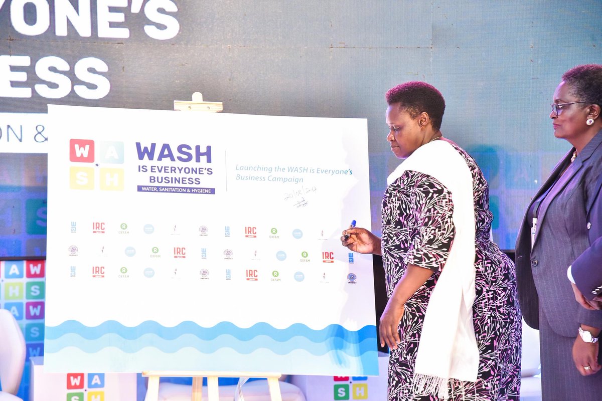 hameem3's tweet photo. Themed, “WASH Away Inequality: Access to Water, Sanitation, and Hygiene for Every Woman and Girl.”, the big campaign is officially launched—let’s do it! ⁦@WaterAidUganda⁩ ⁦@IRCWASHUg⁩ ⁦@waterforpeople⁩ ⁦@OxfaminUganda⁩ ⁦@uwasnet⁩ #WASHAwayInequality https://t.co/v9FKsHqJV2