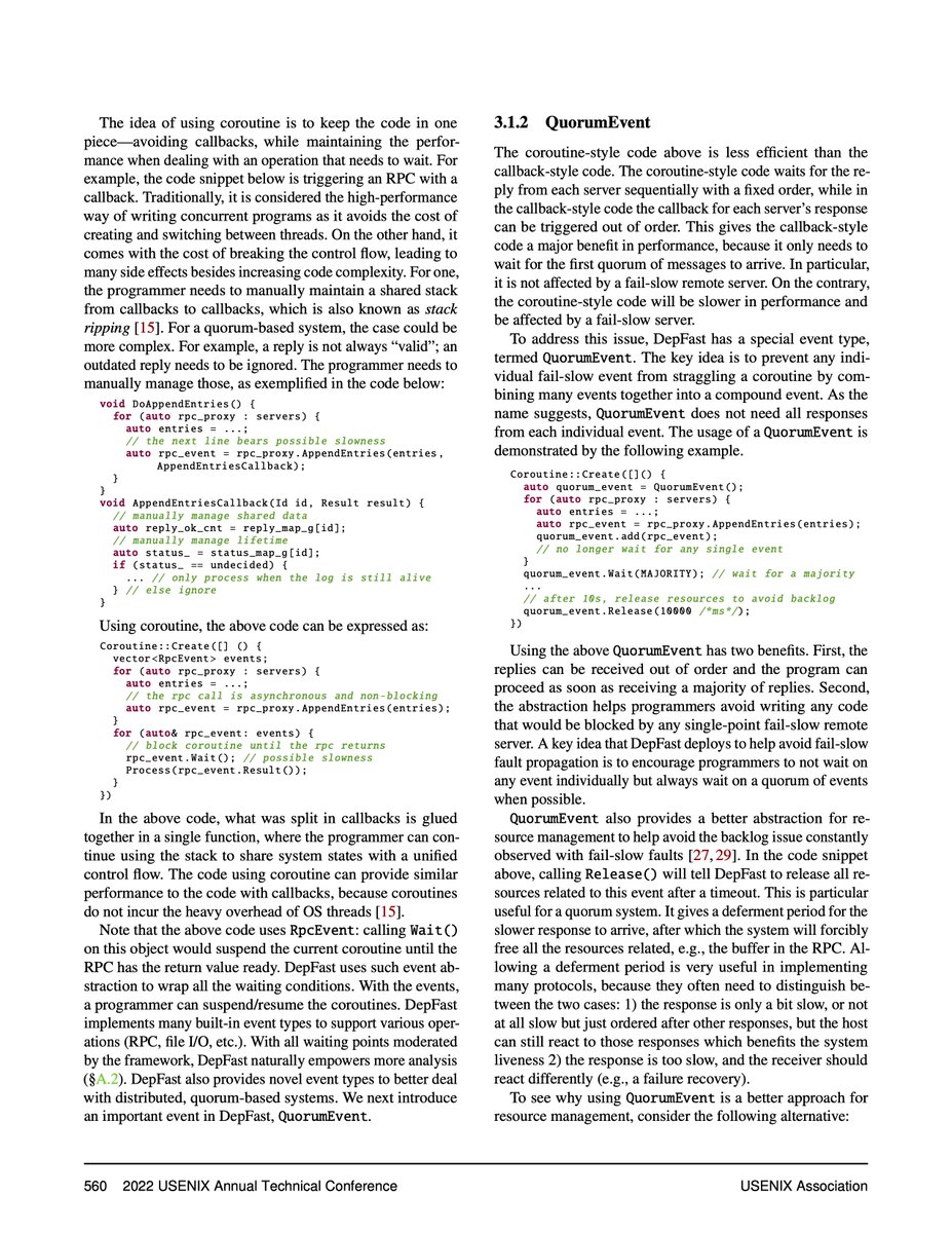 Dominik Tornow (@dominiktornow) on Twitter photo For a great example of a higher-order event abstraction, check out DepFast
<a href="/LuoStuart/">Stuart Luo</a>, <a href="/WeihaiShen/">Weihai Shen</a>, Shuai Mu, and <a href="/tianyin_xu/">Tianyin Xu</a> showcase how higher-order event abstractions ensure correctness & improve developer experience in event driven systems
x.com/DominikTornow/… For a great example of a higher-order event abstraction, check out DepFast
<a href="/LuoStuart/">Stuart Luo</a>, <a href="/WeihaiShen/">Weihai Shen</a>, Shuai Mu, and <a href="/tianyin_xu/">Tianyin Xu</a> showcase how higher-order event abstractions ensure correctness & improve developer experience in event driven systems
x.com/DominikTornow/…