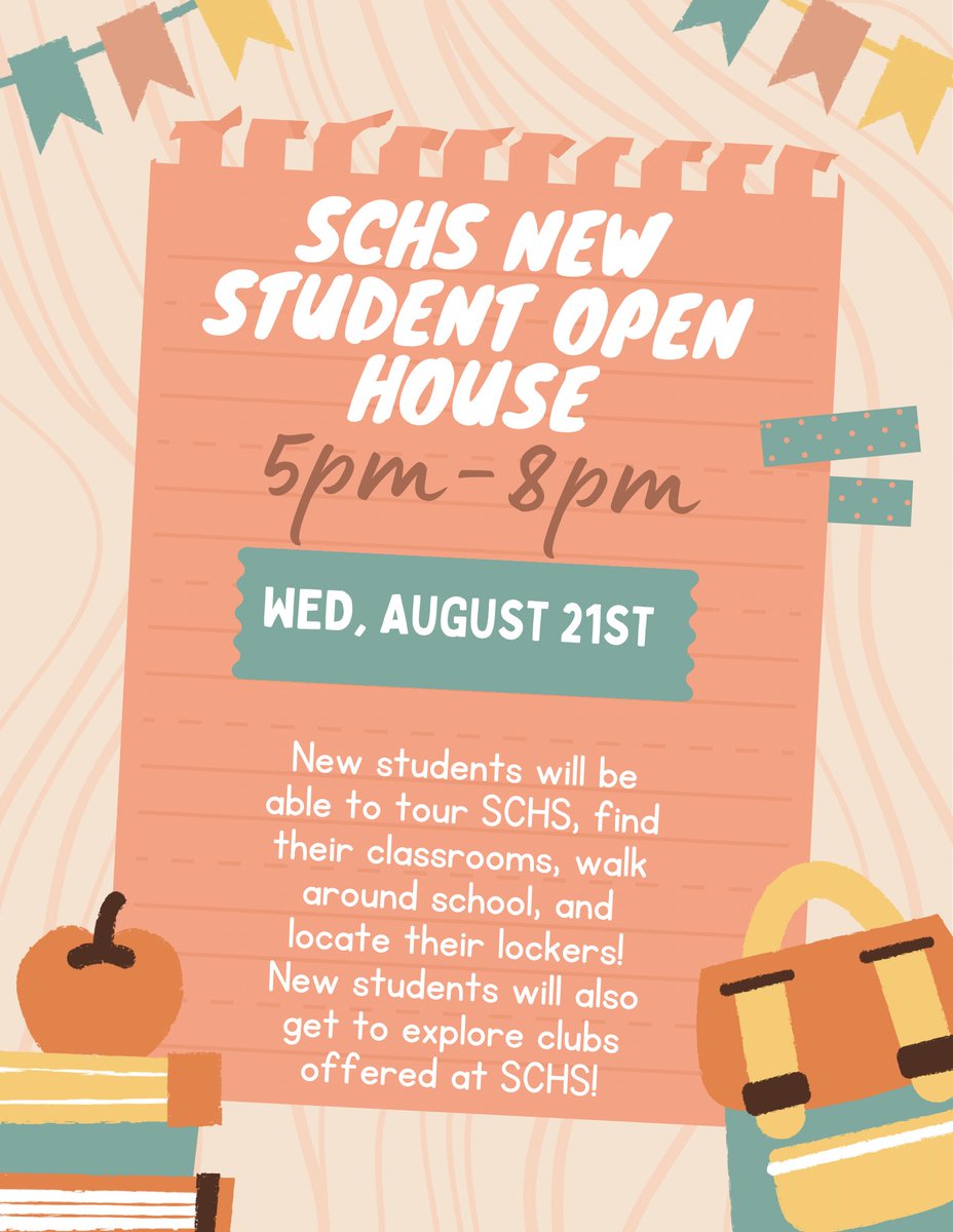 New student open house is  TOMORROW from 5-8pm! Link Leaders will be there to help with tours, your schedule or any questions you have. Welcome to Stoney! 

<a href="/WeAreSCHS/">Stoney Creek High School</a> <a href="/rochcommschools/">Rochester Community Schools</a>