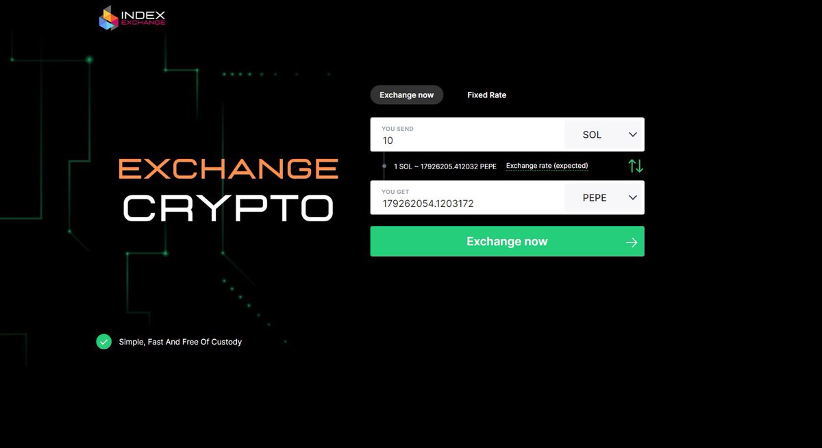 _InDexTech's tweet photo. Experience Effortless Crypto Trading with https://t.co/GkNz8Wootf! 🔁

Discover the simplicity and speed of our new non-custodial crypto exchange. 

At https://t.co/GkNz8Wootf, we prioritize your experience, offering a user-friendly platform that makes exchanging your favorite cryptocurrencies easier than ever.

Why Choose https://t.co/T4HgWn6T1P?

- User-First Approach: Seamlessly exchange crypto with just a few clicks.

- Lightning-Fast Transactions: Enjoy one of the quickest ways to trade in the market.

- Full Control: With our non-custodial platform, your assets remain in your hands at all times.

Start trading today at https://t.co/T4HgWn6T1P! 🤝🏼