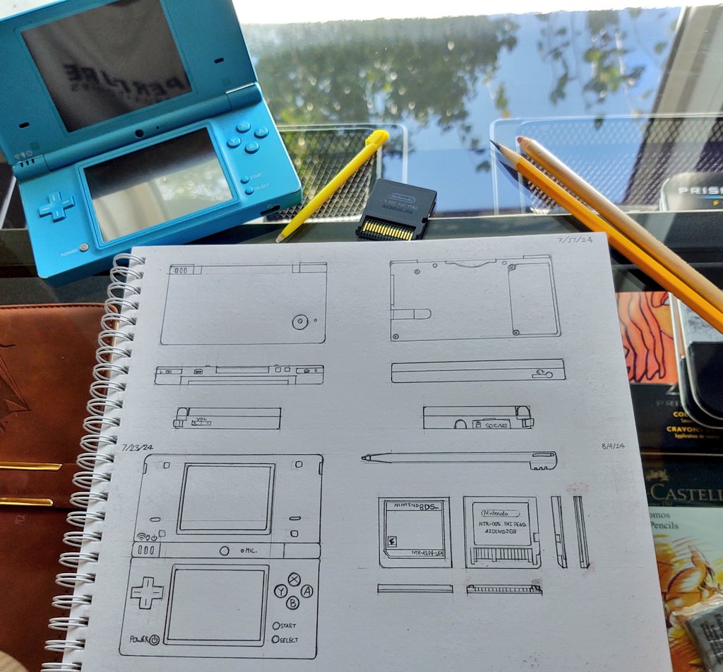 WolfsydP's tweet photo. Nintendo DSi art study done with great fondness and happy memories

#pencildrawing #pencilart #pencils #traditionalart #sketchbook #sketch #art #artist #artstudy #nintendodsi #nintendo #artoftwitter #technicalart #videogames #games #nostalgia https://t.co/0TV8X4dhBV