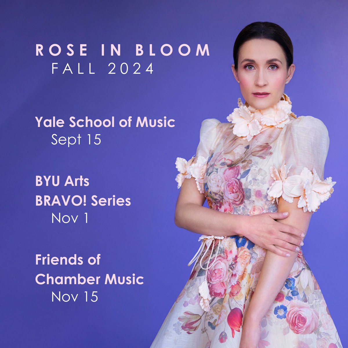 ERIN MORLEY (@morley_erin) on Twitter photo Three chances this fall to see my “Rose in Bloom” program, starting with <a href="/yalemusic/">Yale School of Music</a> & Gerald Martin Moore in a few weeks!!! Details and ticket links on my website erinmorley.com, with more dates coming in the spring! 🌹🌸🌷 Hope to see you there!!
<a href="/OrchidClassics/">Orchid Classics</a> Three chances this fall to see my “Rose in Bloom” program, starting with <a href="/yalemusic/">Yale School of Music</a> & Gerald Martin Moore in a few weeks!!! Details and ticket links on my website erinmorley.com, with more dates coming in the spring! 🌹🌸🌷 Hope to see you there!!
<a href="/OrchidClassics/">Orchid Classics</a>