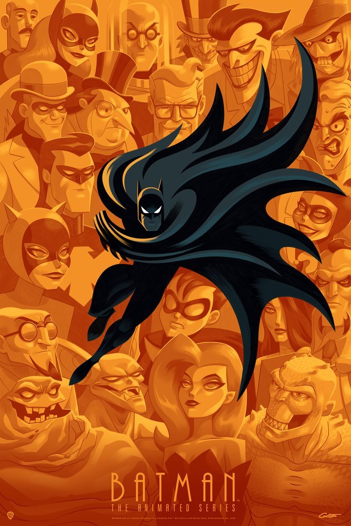 BatmanNotes's tweet photo. Batman: The Animated Series  
Artwork by @caltsoudas https://t.co/hUp4PAzijB