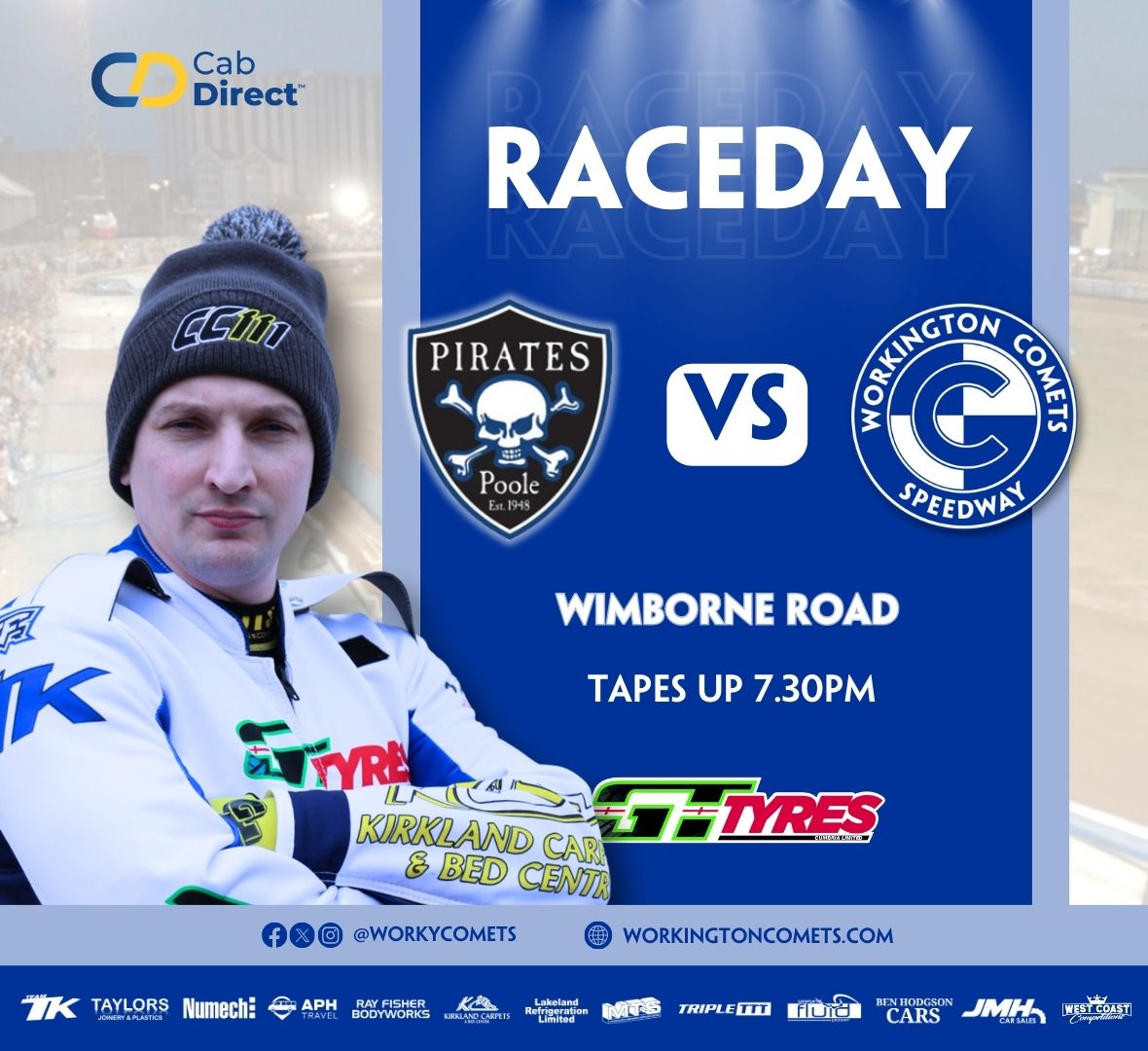 🔵 𝐈𝐓’𝐒 𝐑𝐀𝐂𝐄𝐃𝐀𝐘 ⚪️

Focus shifts to the BSN Series tonight on the south coast, as we take on the Poole Pirates in the Semi-Final…

📺 Watch live: livestream.poole-speedway.com