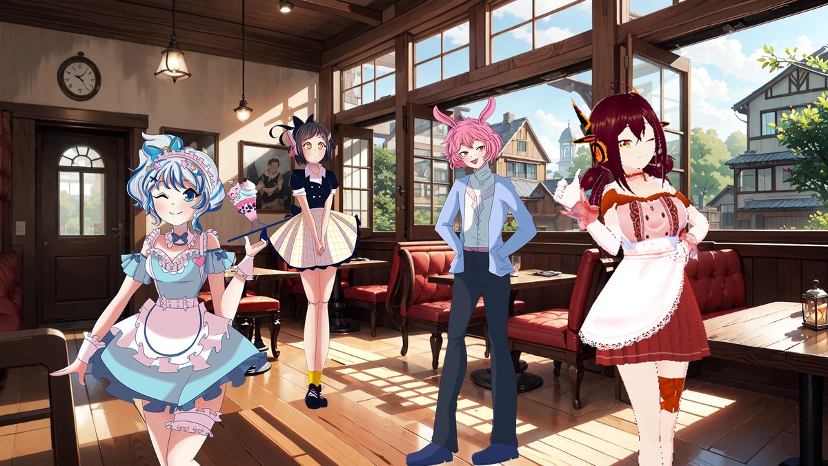 kuro_akatori's tweet photo. bienvenidos al oshi-raunte 4!! tematica de no hacerle nada a las meseras XD okno @MisaoChanVtuber @Leonhearth7 @Lanti_Keeki
https://t.co/veTpLxdJqS
#vtuber #Vtubers #VtuberES #Livestream #Livestreaming #game #videojuegos #overcoocked2 #Live2D #live3D #juegodecocina #coockingame https://t.co/WgnteTzWEv