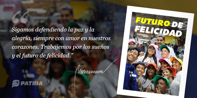🚨AHORA | Inicia la entrega del Bono Futuro de Felicidad enviado por nuestro Presidente <a href="/NicolasMaduro/">Nicolás Maduro</a> a través del <a href="/CarnetDLaPatria/">Carnet de la patria</a> .   

La entrega tendrá lugar entre los días 20 al 31 de agosto de 2024.

#VenezuelaTodaEnPaz #20Ago