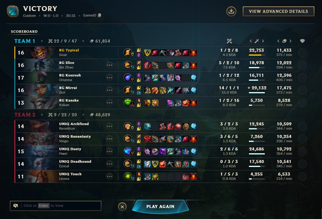 We won 3-2 after really tough series🤠
Good adaptation after 3rd game (we were losing 1-2)
GGs <a href="/uniq_ec/">UniQ</a> <a href="/Bananiastyyy/">Bananiasty</a> <a href="/Dustylol_/">Dusty</a> 
@RichGangstas on the way to stomp finals😎