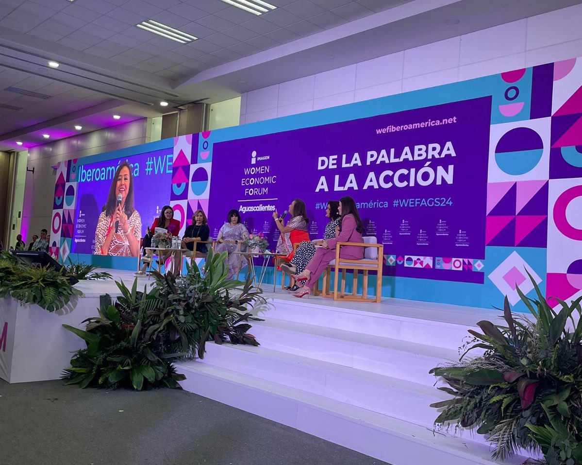 De la palabra a la acción. 💜

50+1 presente en <a href="/WEFIberoamerica/">WEF Iberoamérica</a> 

#WEFAGS24 #WEFIberoamérica