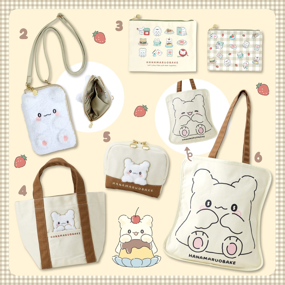 hanamaruobake_g's tweet photo. 💮 本日発売 👻
꒰ #はなまるおばけ いつも一緒なの！デザインシリーズ ꒱

⋱ 販売ページはこちら ⋰

1. マスコットホルダー（全2種）各2,497円
https://t.co/JVUDQOr5sb
https://t.co/nlouTNrj2N

2. スマートフォンショルダー 2,970円
https://t.co/VONIAdCp4o

3. フラットポーチセット 1,980円
https://t.co/09GiDuwCn0

4. 手提げバッグ 2,596円
https://t.co/AIofPy9hq4

5. ポーチ 2,497円
https://t.co/MMzGJ6MubP

6. キャラクター形トートバッグ 2,794円
https://t.co/a4CpyHR7A8

7. キャラクター形クッション 3,894円
https://t.co/OJLBhpdbrs

8. フェイスタオル 1,496円
https://t.co/wtobRbhmSn

9. ハンドタオル 880円
https://t.co/g27KWcAM7u

10. フェイス形ヘアクリップ 693円
https://t.co/Awu2frNNNv

11. ステッカーセット 550円
https://t.co/oc4yJafSDk

12. シークレットアクリルスタンド（全6種）各693円
https://t.co/H3PLU6AelG

13. クリアファイルセット 495円
https://t.co/oAVrNbOfpQ

14. 付箋セット 594円
https://t.co/axHdvoCDfo