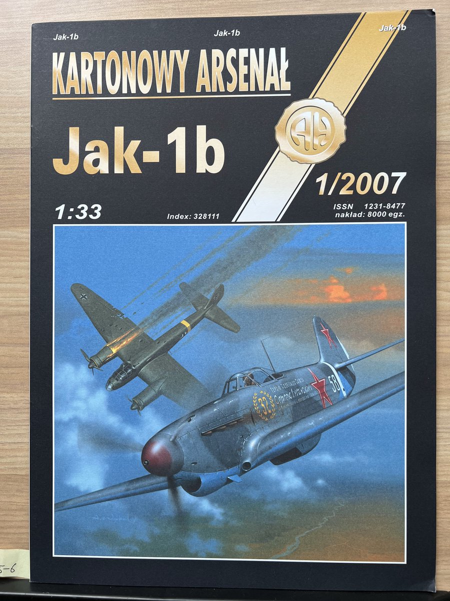 kggbuild's tweet image. 🛩️  Jak-1b / scale 1:33 / Halinski / 1 2007
#kggModelCollection #papermodel #jak1
color parts: 3 pages 
cardboard parts: 1 pages
instruction: 7 pages

See more → crafolio.com/kggbuild/folio…