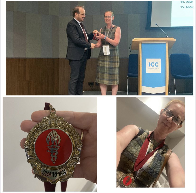 Feel very honoured today having the privilege of being the first ever nursing chair of the <a href="/BritishBurn/">British Burn Assoc.</a> I am so excited to see what we can achieve together over the next two years to improve our burns patients outcomes 😊💕