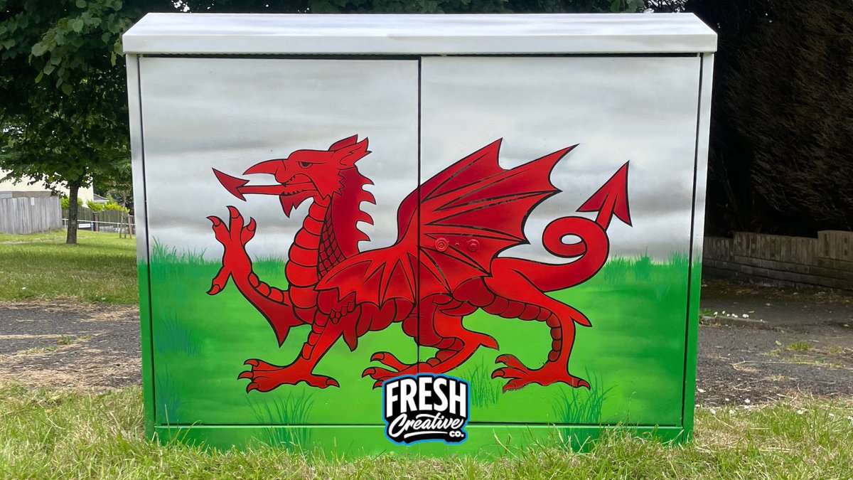 As part of the ongoing mission to brighten up the electrical boxes all over Swansea, Cllr Rhian Evans came to us with a specific piece for this latest box in West Cross. 🏴󠁧󠁢󠁷󠁬󠁳󠁿 #muralartist #graffitiart #paintthestreets #graffitiartswamsea #streetartwales #streetart #muralpainteruk