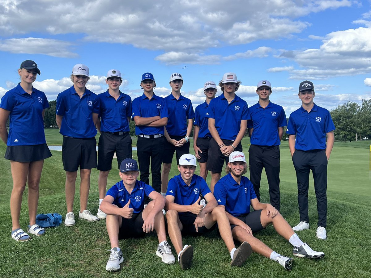 Congrats to the Blue Eagles Golf Team on bagging 3 more victories today in one of the top matches of the season.
Nazareth-390, Northampton-404, Parkland-421, Central Catholic-484
Top scores for Nazareth: Z. Miller 74, H. Sparks 74, A. DiGiacinto 80, B. Rohn 81, R. Remaley 81
