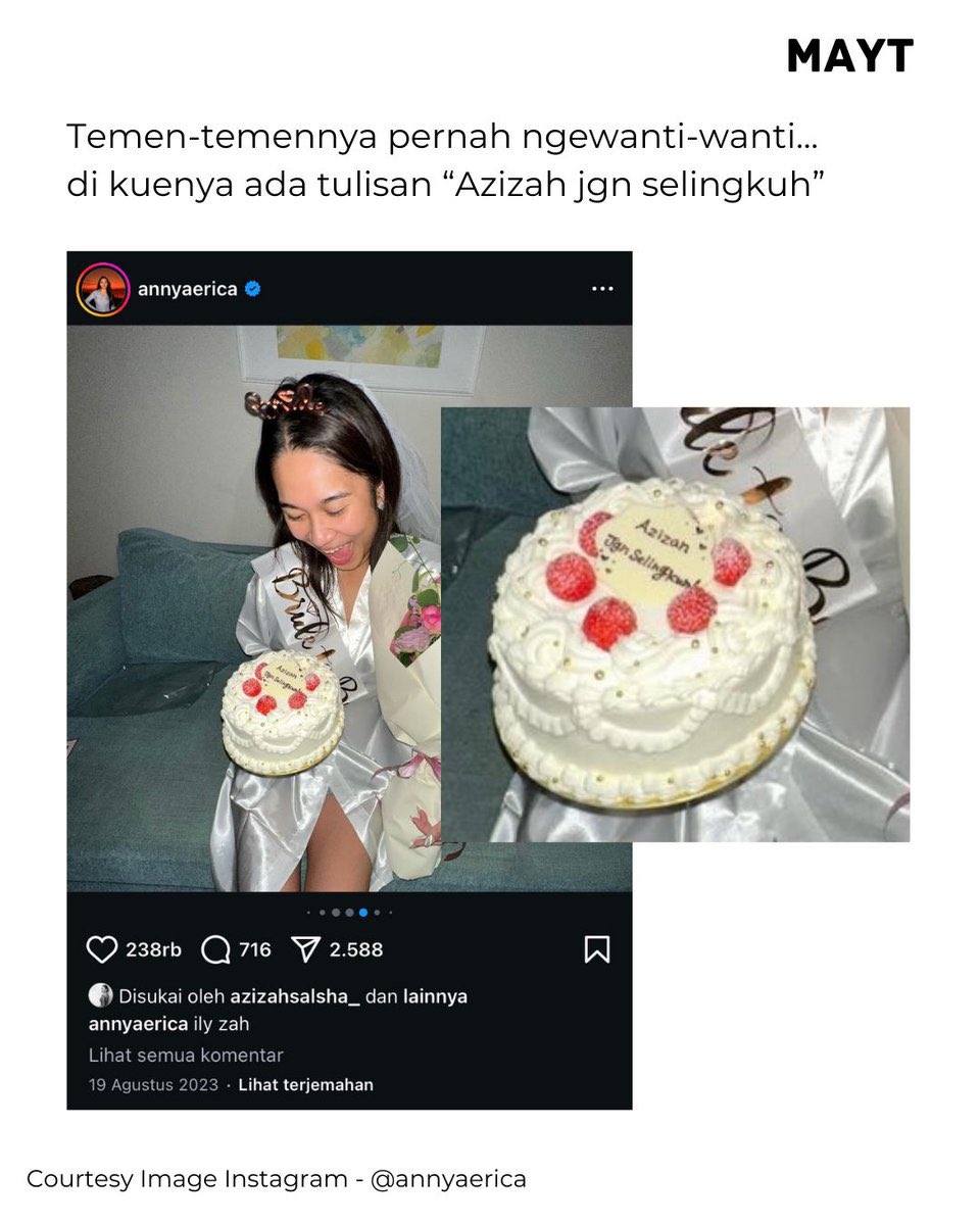 RESMI BERSELINGKUH ARHAN TALAK 3 AZIZAH !

Rangkuman Kasus perselingkuhan Azizah Salsha (Istri Pratama Arhan) dan Salim Nauderer(Pacar Rachel Vennya) Sampai pernah ngelakuin 3some bareng fuji ?

— Bikin thread sambil mikir ga mungkin muka polos kek azizah selingkuh sampai 3some😭