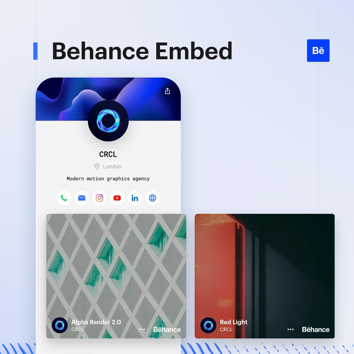 getsoloto's tweet image. Share projects from @Behance right on your solo.to page.