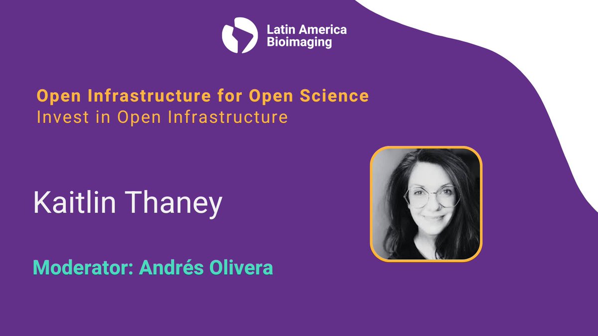 LatamBioimaging's tweet image. Thanks @kaythaney, Executive Director of @InvestInOpen who join virtually today to speak on #OpenInfrastructure for #OpenScience.

She share the findings from the State of Open Infra report