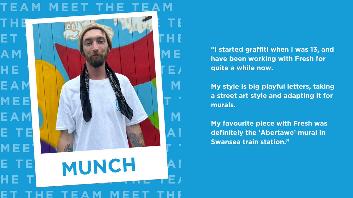 Meet Munch!   

#MeetTheTeamMonday #MeetTheTeam #MuralArtist #GraffArtist