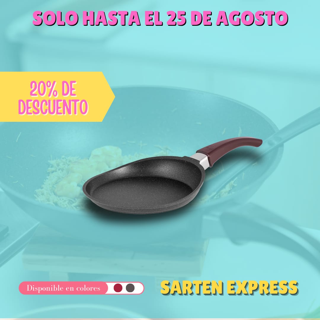 carlacisneros's tweet photo. FESTIVAL DE SARTENES . ¡Aprovecha ahora y equipa tu cocina con lo mejor! Nuestras sartenes Essen están a un 20% de DESCUENTO por tiempo limitado. 
#essen #peru #essenperu #essenoficial #essenoriginal #ollas #sarten #ollasysartenes #cocinasaludable #promosessen https://t.co/Xmbn5SSv8x