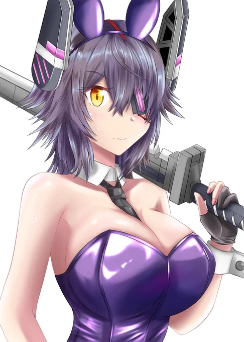 #バニーの日バニーの日なので…天龍ちゃんに着てもらった… 
