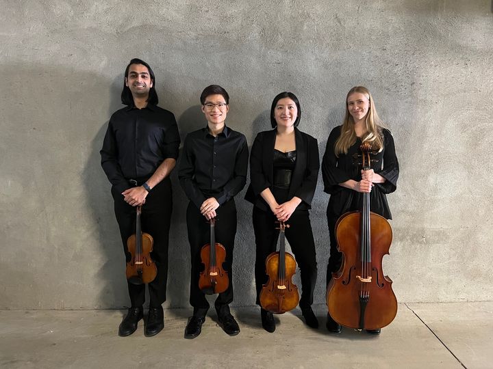 🎶A dialogue of culture in the language of music!

🎻Aeldearre Quartet brings us pieces by Spanish composers Isaac Albéniz and Juan Crisóstomo de Arriaga, and Taiwan’s Lee Che-yi.

📅 Sept 2 @ 12 PM
📍 Pancouver Stage - šxʷƛ̓ənəq Xwtl’e7énk Square
👉 programs.vancouvertaiwanfest.ca/the-lion-and-t…