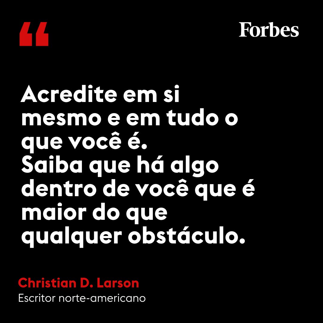ForbesBR's tweet photo. Christian D. Larson foi um escritor e professor norte-americano conhecido por suas contribuições no campo do desenvolvimento pessoal e do pensamento positivo.
#ChristianDLarson #Objetivo #Sucesso #Obstaculo #Persistencia #FraseDoDia #ForbesBr https://t.co/zupzGVKczN