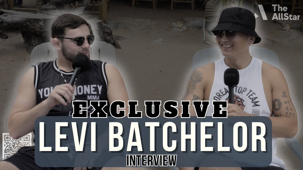 KoreanJohn_'s tweet photo. Sat down with highly-touted prospect Levi Batchelor for @TheAllStarSport on the beach in Phuket to talk about:

✓ Successful pro debut, NEXT move 
✓ The legend Richard Shore, Shore Mixed Martial Arts
✓ Training at Bangtao Muay Thai & MMA
✓ Young Money MMA 

📺 https://t.co/u5XXjtMI2g

Download the AllStar app for all things #mma. Breaking news, interviews, fight cards, odds comparisons and more all in one place. For fun, make your picks for #UFC fights to earn XP that can be exchanged for real prizes. Introduce your friends and earn more!

Download The App 📲 https://t.co/xZZFk5fEyQ