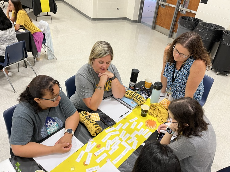 north_chatham's tweet photo. We had a fantastic kickoff to the 24–25 school year this morning! Our staff is shining bright with excitement! ☀️☀️☀️ #SHINECCS https://t.co/9F0Up2hqrE
