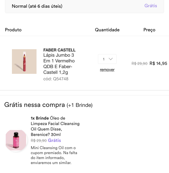 atalpromo's tweet photo. CORRE que é só hoje 🏃‍♀️

cleansing oil travel size de brinde em QUALQUER compra de QDB + frete grátis!! 

🎟 cupom: QUEROMINI

lista ordenada por menor preço ⤵ 
https://t.co/BxAsgb3jCm

cupons e ofertas em 1ª mão no canal ⤵️
https://t.co/yHboPExMWG https://t.co/sO2KvTC6Vt