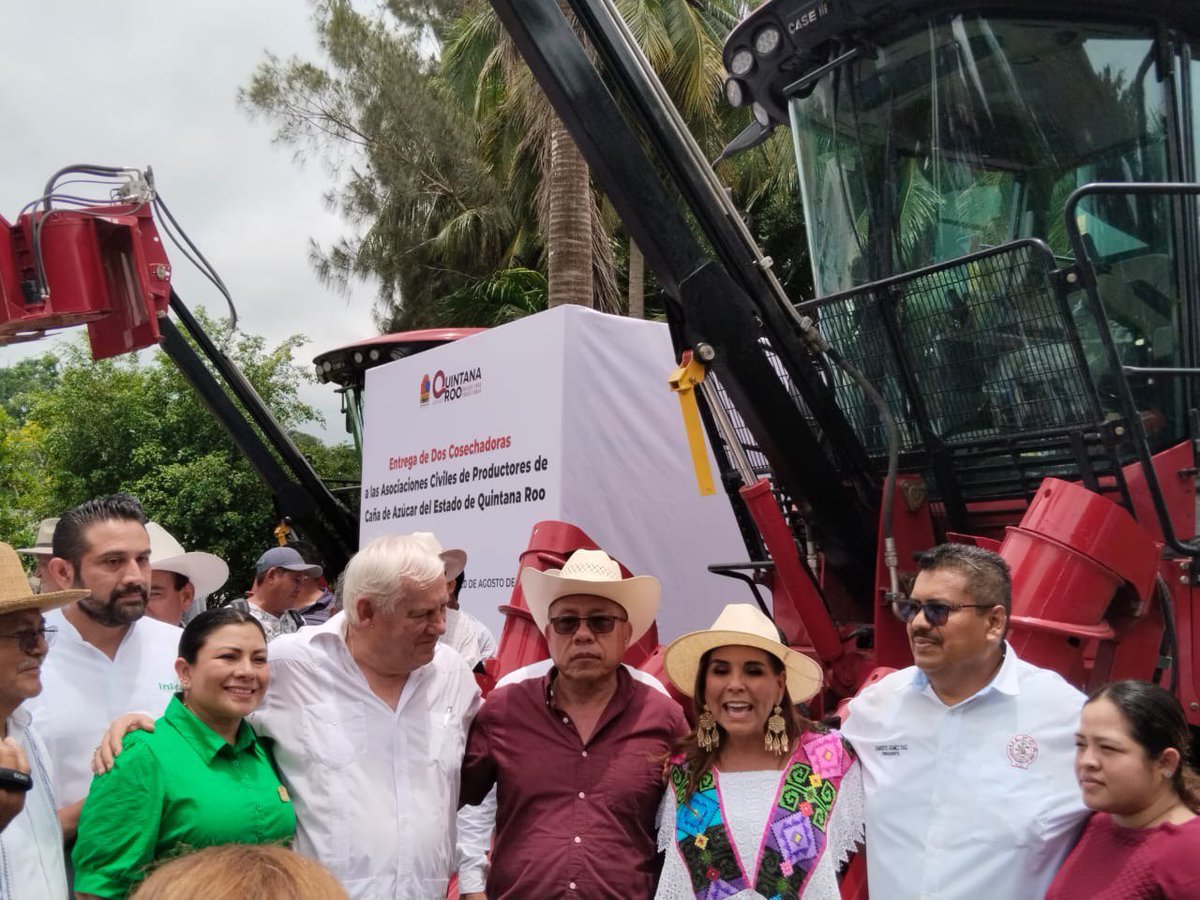Con una inversión superior a los 14 millones de pesos se impulsa al campo quintanarroense con el objetivo de garantizar la seguridad alimentaria de nuestras familias rurales en #QuintanaRoo, gracias a la gestión de <a href="/MaraLezama/">Mara Lezama</a> y el trabajo coordinado con diversos órdenes de gob.