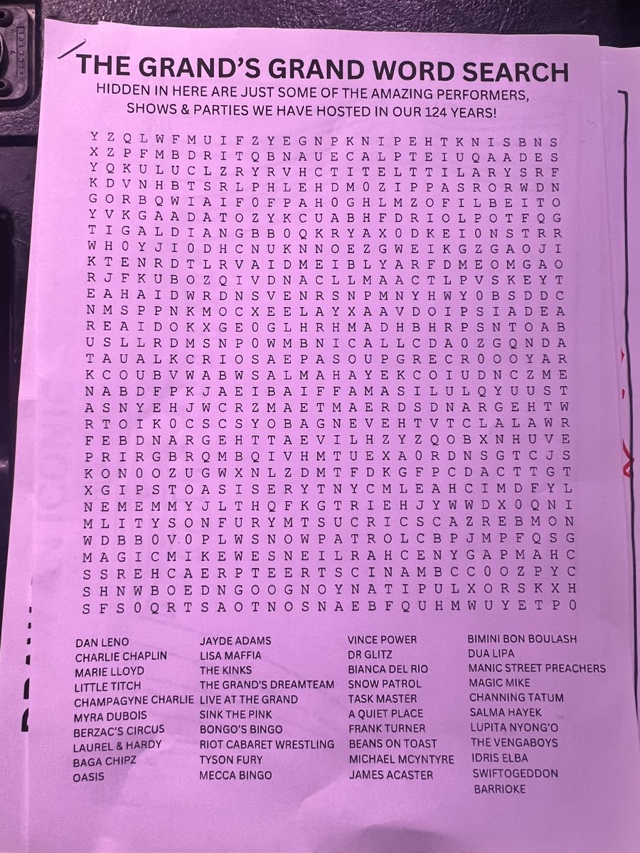 allywolf's tweet photo. Thank you @musichallsoc &amp; @YoungAlison4 for having me chat about @TheClaphamGrand history tonight! I loved meeting so many old patrons, performers or younger relatives of past performers. Obvs threw in a red pen based drawing comp,  word search &amp; keynote presentation too…. https://t.co/26JMdSpOXB