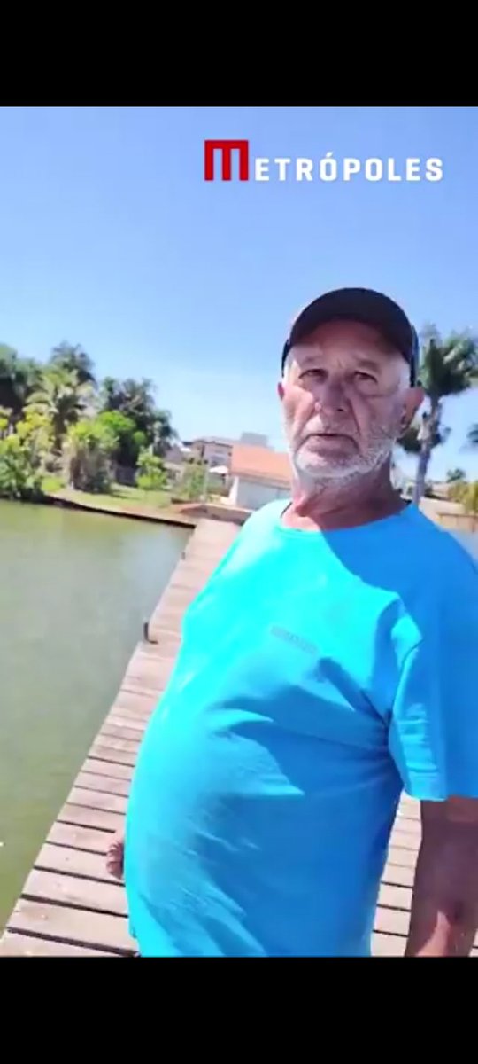 OrestesBrasil's tweet photo. Vamos deixar esse delinquente morador do lagoa Paranoá em Brasília famoso.

Ele se acha o dono do lago e tentou impedir uma cidadã de ficar no local. O lago é público! https://t.co/u4kGxcfNcB